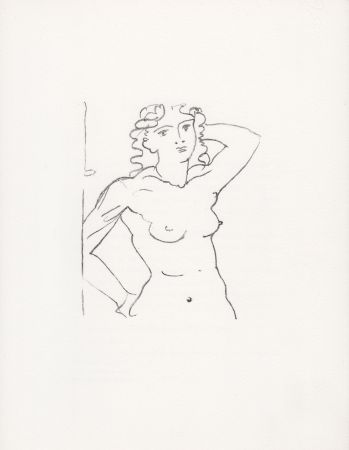 Литография Derain - Buste de femme, 1972