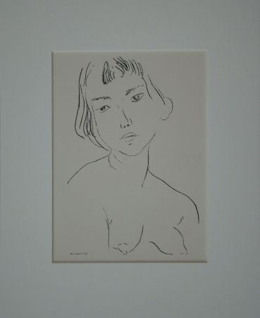 Литография Matisse - Buste d'une femme
