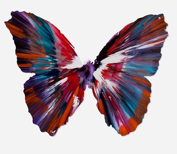 Нет Никаких Технических Hirst - Butterfly Spin Painting