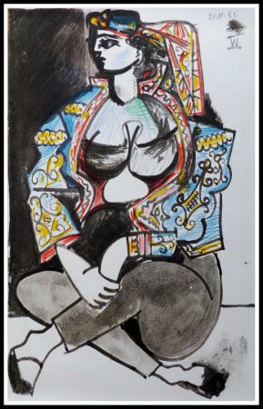 Литография Picasso (After) - CAHIER DE LA CALIFORNIE IX