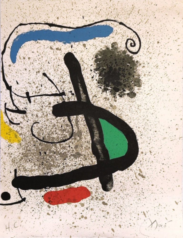 Литография Miró - Cahier d'ombres