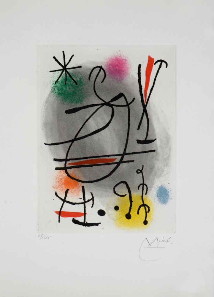 Литография Miró - Caillou, 1978 - Hand-signed