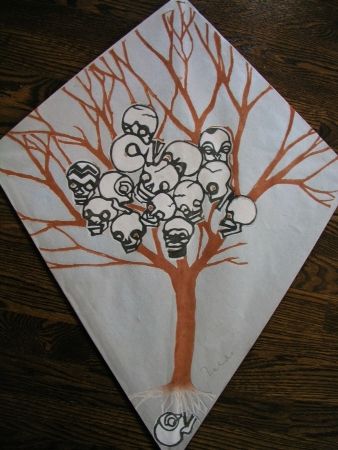 Сериграфия Toledo - Calavera tree kite 