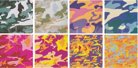 Сериграфия Warhol - Camouflage Complete Portfolio
