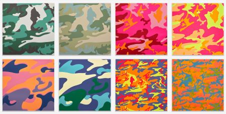 Сериграфия Warhol - Camouflage Complete Portfolio