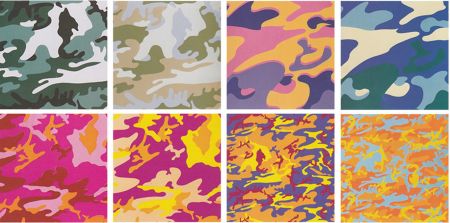 Сериграфия Warhol - Camouflage Complete Portfolio