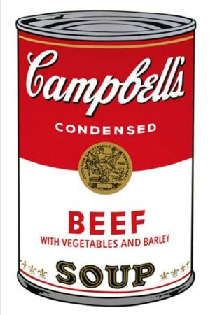 Сериграфия Warhol - '' Campbell 's  Soup ''