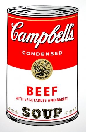 Сериграфия Warhol (After) - Campbell's Soup - Beef
