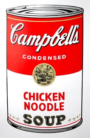 Сериграфия Warhol (After) - Campbell's Soup - Chicken Noodle
