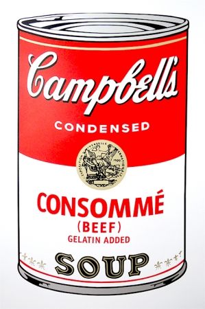 Сериграфия Warhol (After) - Campbell's Soup - Consommé