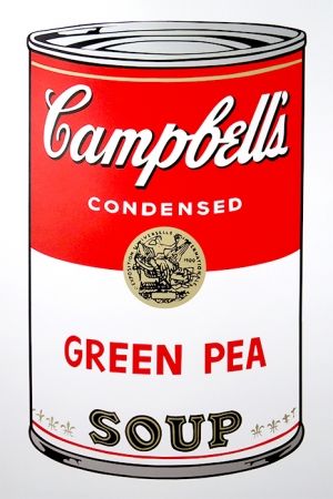 Сериграфия Warhol (After) - Campbell's Soup - Green Pea