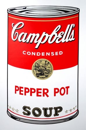 Сериграфия Warhol (After) - Campbell's Soup - Pepper Pot