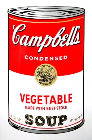 Сериграфия Warhol (After) - Campbell's Soup - Vegetable