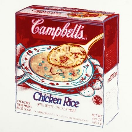 Многоэкземплярное Произведение Warhol - Campbell's Soup Box: Chicken Rice by Andy Warhol