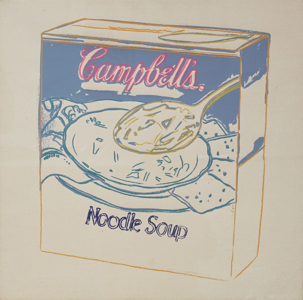 Сериграфия Warhol - Campbell’s Soup Box: Noodle Soup