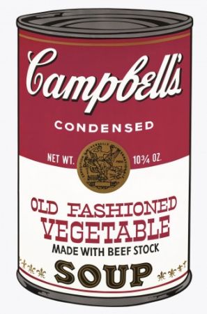 Сериграфия Warhol - Campbell's Soup Can: Old Fashioned Vegetable