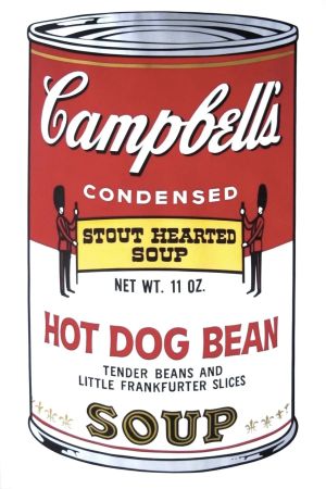 Сериграфия Warhol - Campbell’s Soup Cans II: Hot Dog Bean 59 (AP)