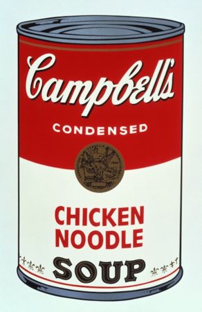 Сериграфия Warhol - Campbell's Soup I, Chicken Noodle
