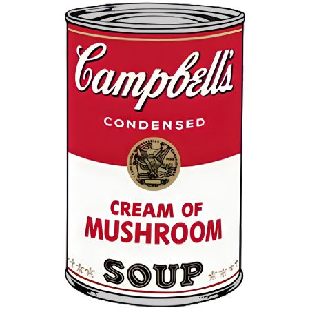 Сериграфия Warhol - Campbell’s Soup I: Cream of Mushrooms