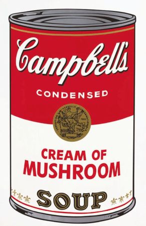 Сериграфия Warhol - Campbell’s Soup I: Cream of Mushrooms