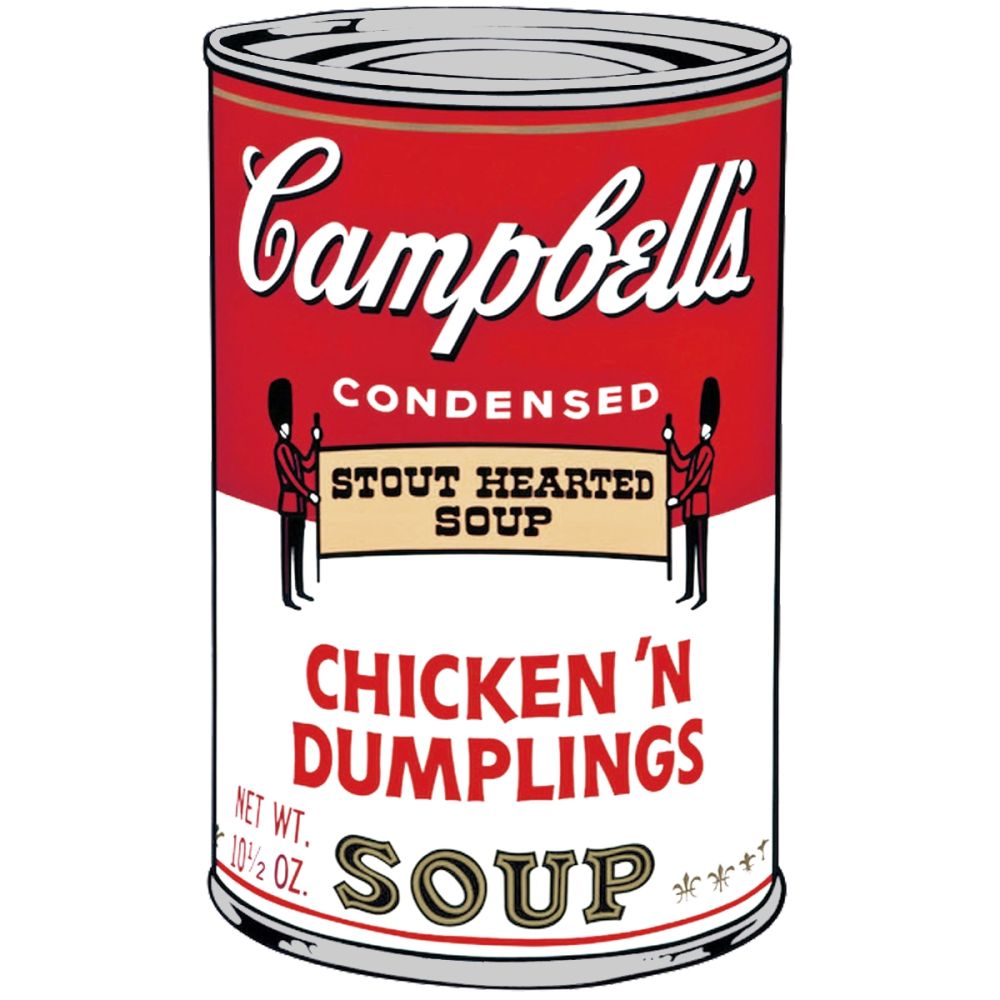 Сериграфия Warhol - Campbells Soup II: Chicken N Dumplings (FS II.58)