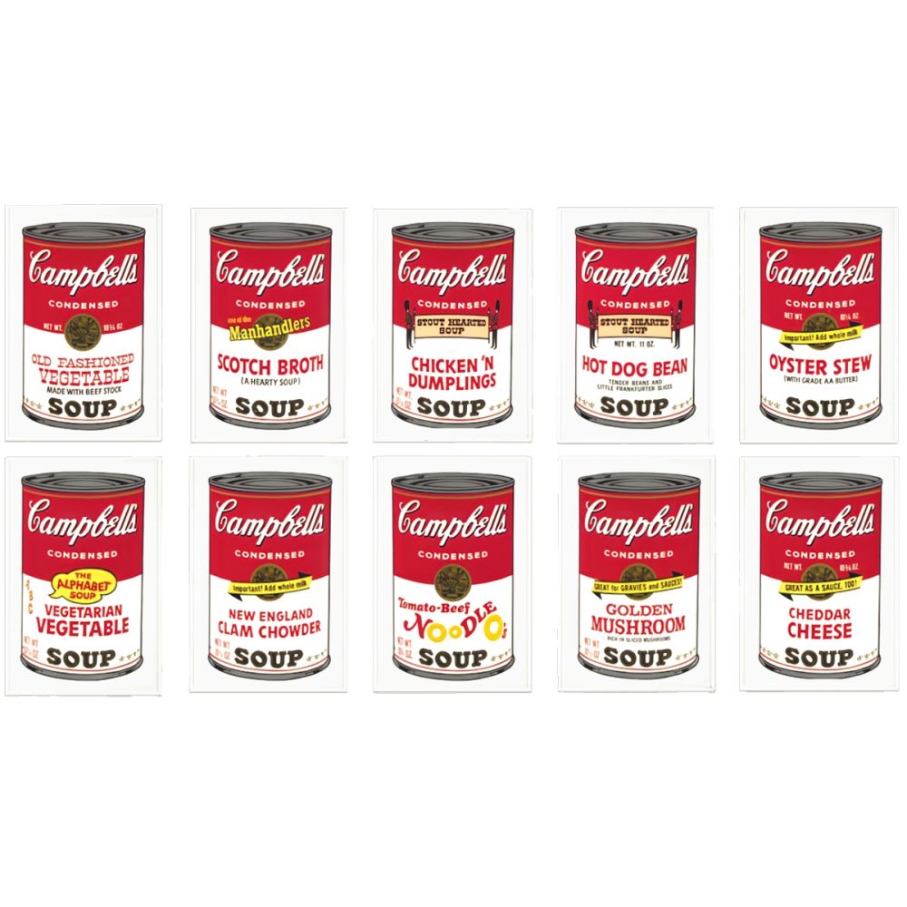 Сериграфия Warhol - Campbell’s Soup II Complete Portfolio