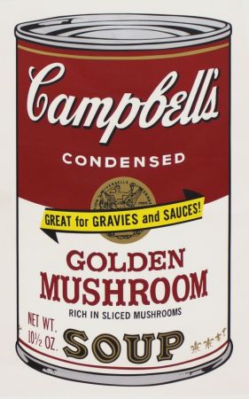 Сериграфия Warhol - Campbell’s Soup II: Golden Mushroom (FS II.62)