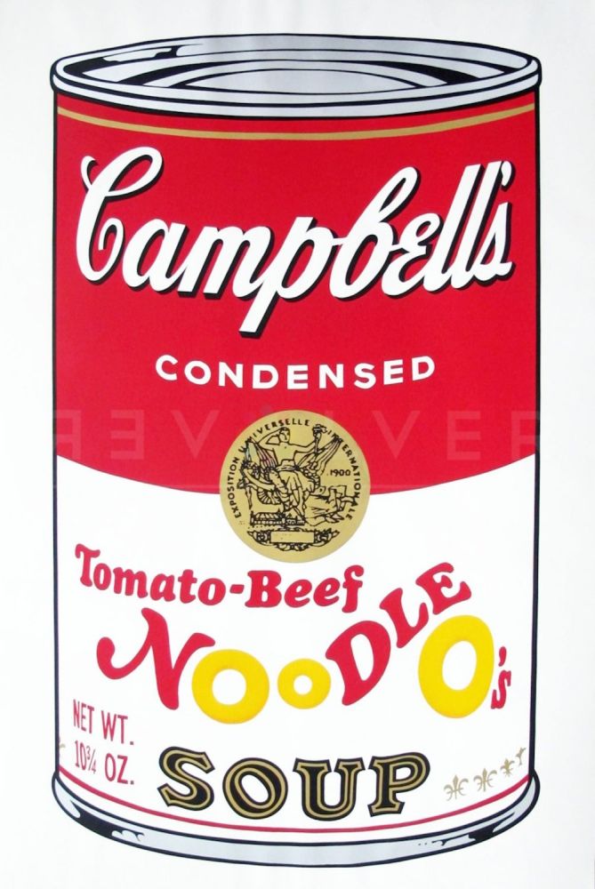 Сериграфия Warhol - Campbell’s Soup II: Tomato Beef Noodle O’s (FS II.61)