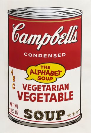 Сериграфия Warhol - Campbell's Soup II: Vegetarian Vegetable