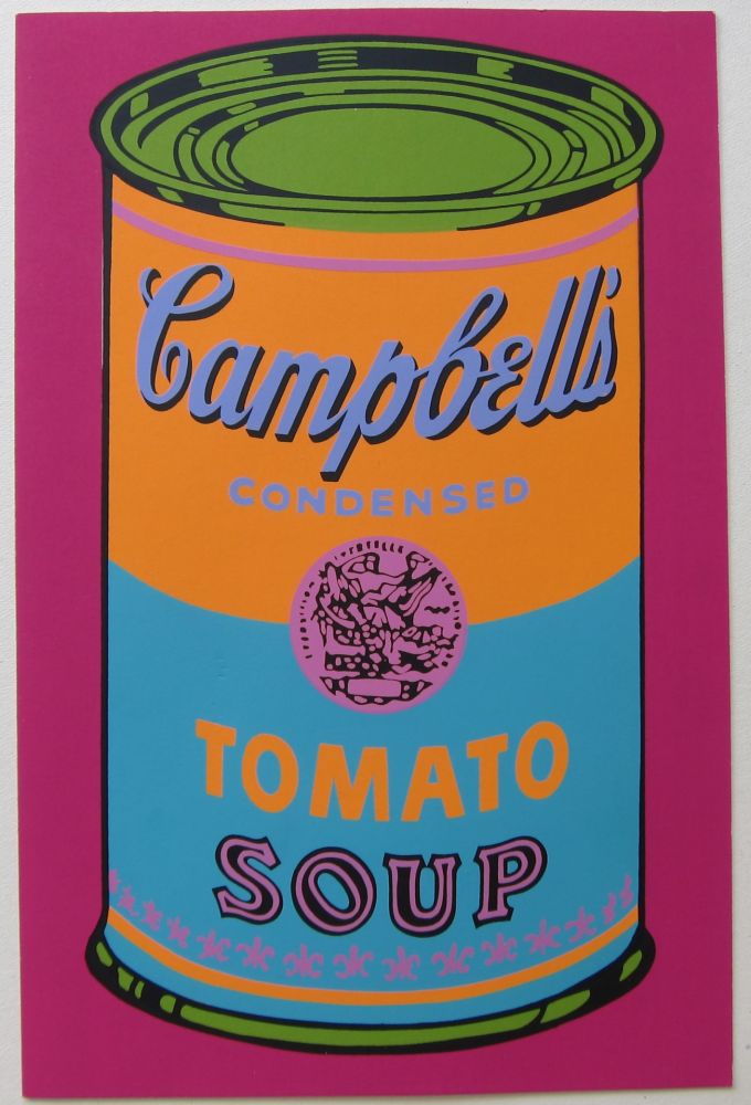 Сериграфия Warhol - Campbells Tomato soup 