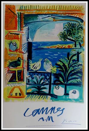 Литография Picasso - CANNES A.M