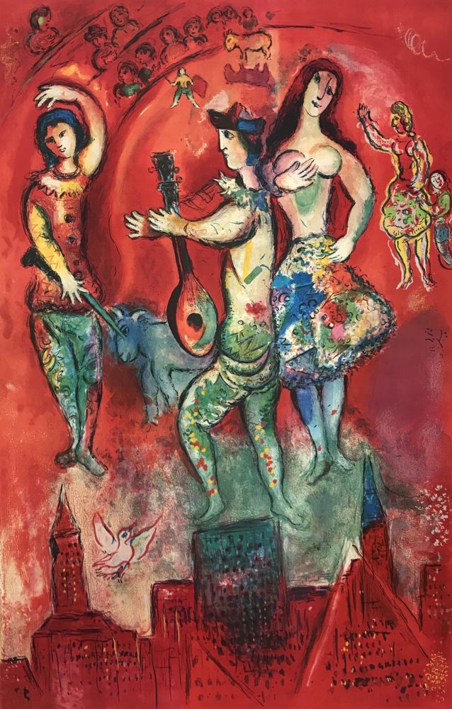 Литография Chagall - Carmen