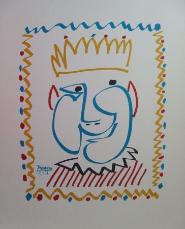 Литография Picasso - Carnaval : le roi