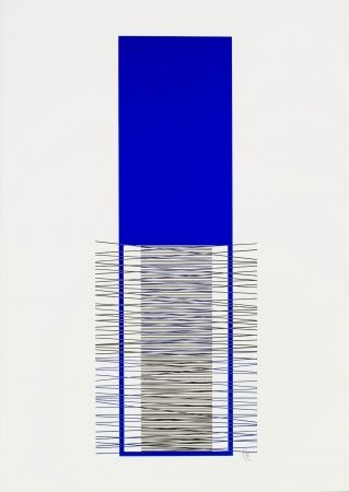 Сериграфия Soto - Caroni (Blue) 