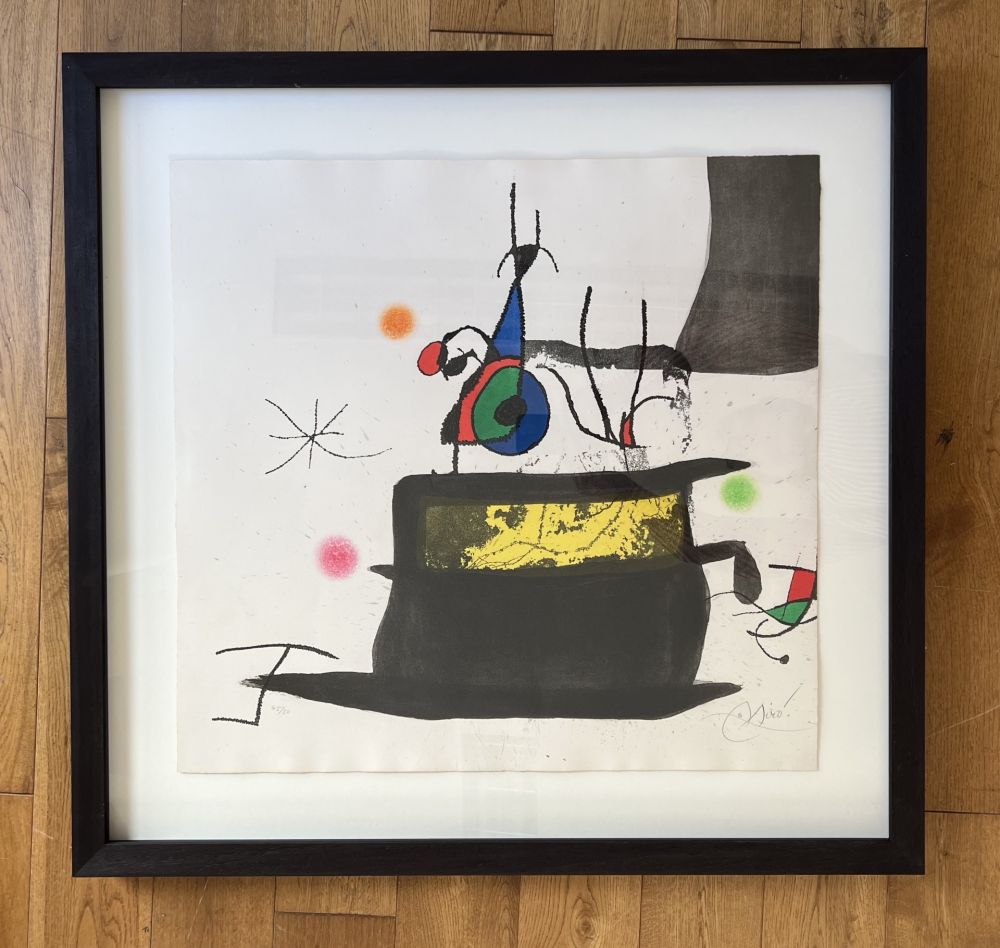 Офорт И Аквитанта Miró -  Carrosse d’Oiseaux