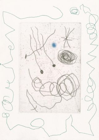 Офорт И Аквитанта Miró - Carte de voeux