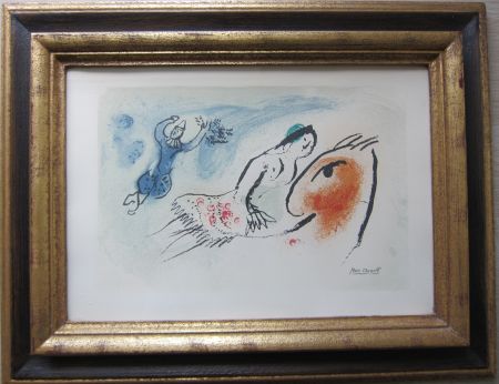 Литография Chagall - Carte de voeux pour Aimé Maeght