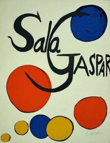 Литография Calder - Cartel Sala Gaspar