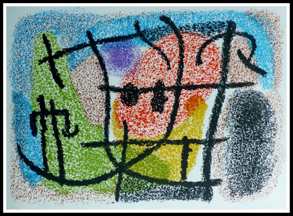 Литография Miró - CARTONES