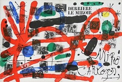 Литография Miró - Cartons, copertina