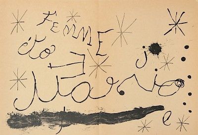 Литография Miró - Cartons pg.13
