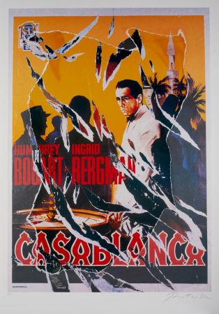 Сериграфия Rotella - Casablanca