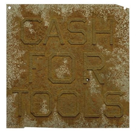 Многоэкземплярное Произведение Ruscha - Cash For Tools 2, from Rusty Signs
