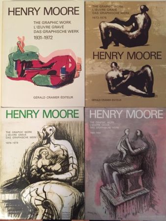 Иллюстрированная Книга Moore - Catalogue Raisonné of Henry Moore Graphic Work 1931 - 1984 (4 Volume Set)