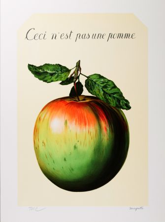Литография Magritte - Ceci n’est pas une pomme (This is not an apple)