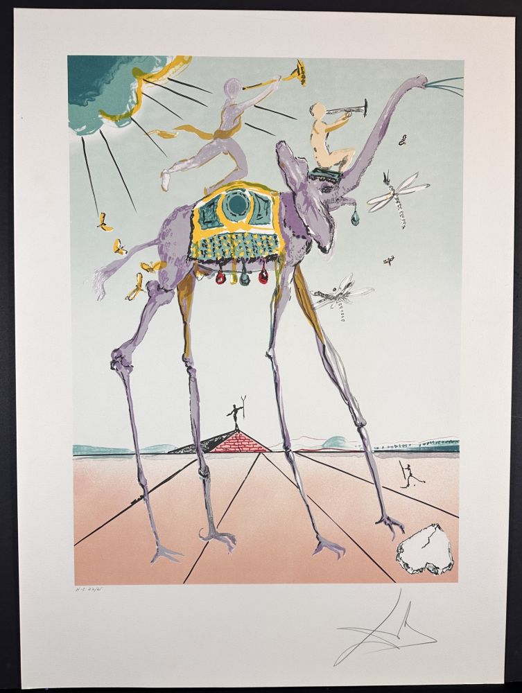 Литография Dali - Celestial Elephant or Space Elephant