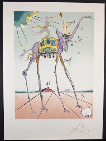 Литография Dali - Celestial Elephant or Space Elephant