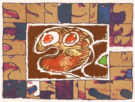 Литография Alechinsky - Central Park