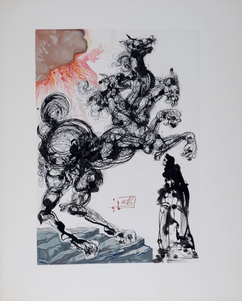 Литография Dali - Cerbère