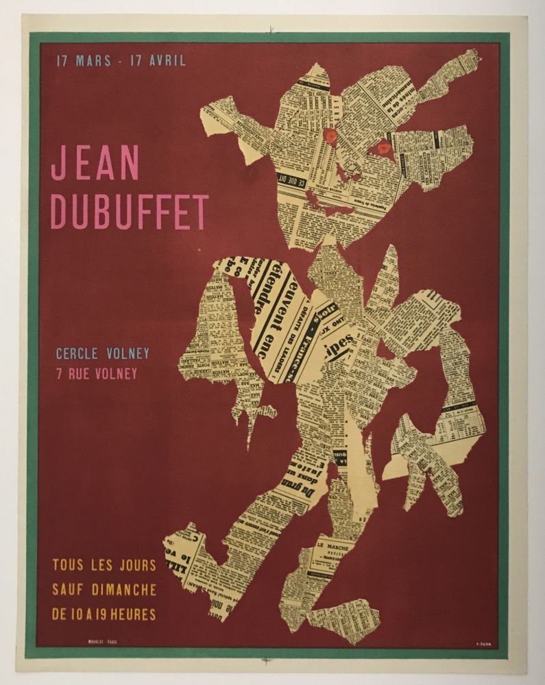 Литография Dubuffet - Cercle Volney
